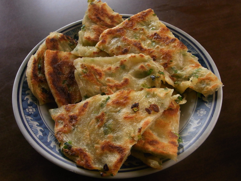 Chun Yao Bang (Chinese fried scallion pancake)