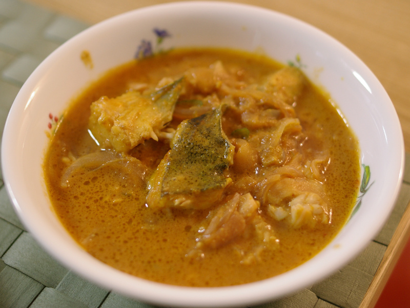 Coconut fish curry