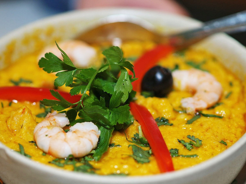 Vatapa Brazilian seafood stew