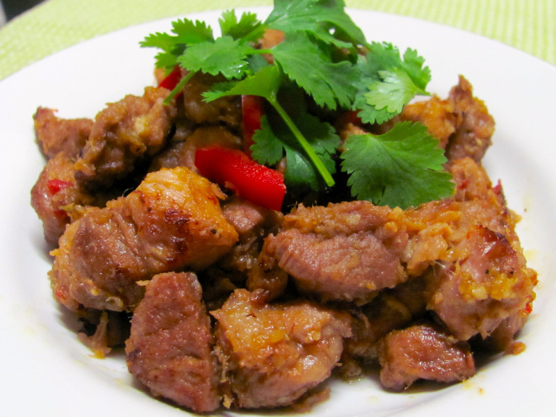 Griots Recipe (Haitian fried, glazed pork)