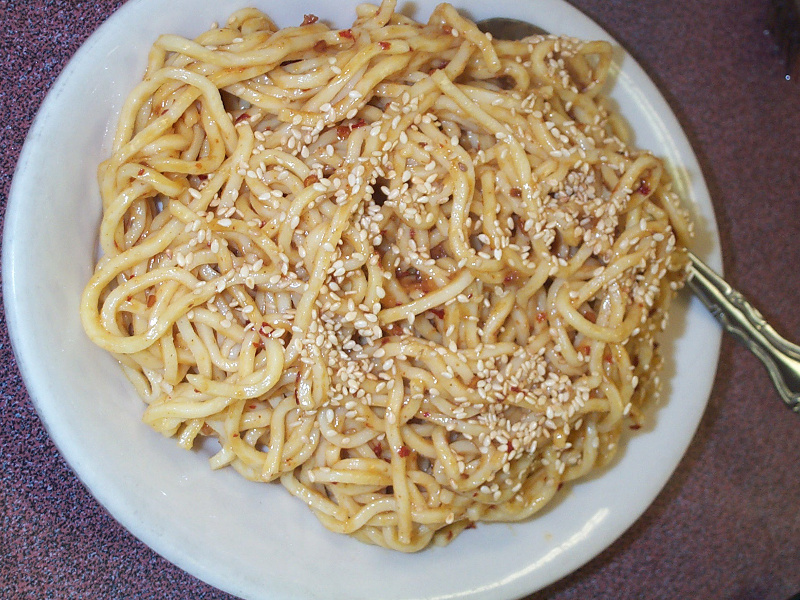 Liang Mian (Chinese cold sesame noodles)
