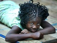 Young girl in Abidjan, Cote d'Ivoire