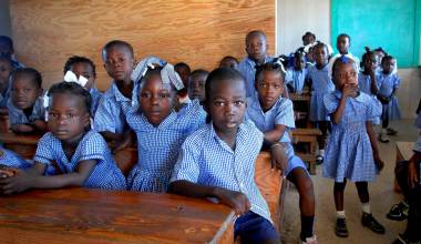 Haitian schoolchildren