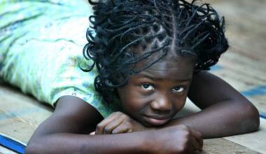 Young girl in Abidjan, Cote d'Ivoire