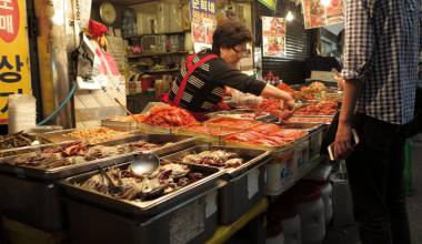 Dongdaemun Market stall Seoul, South Korea