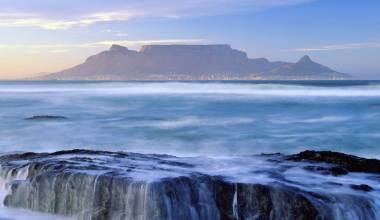 Table Mountain above Cape Town, South Africa
