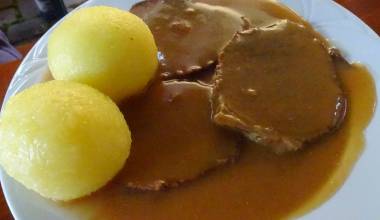 Sauerbraten (German marinated beef pot roast)