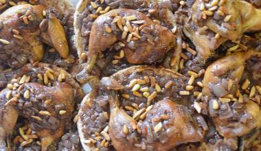 Musakhan (Palestinian sumac-scented roast chicken)