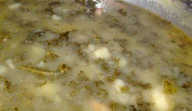Caldo Verde (Portuguese potato kale soup)