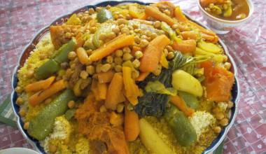 Couscous aux Sept Legumes Recipes (Moroccan couscous with seven vegetables)