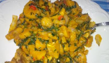 Nigerian plantain porridge