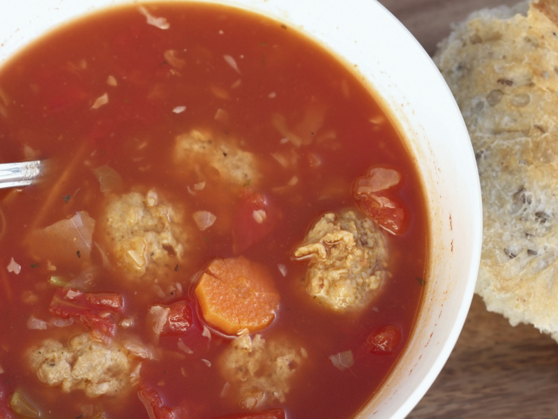 Sopa de Albóndigas